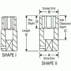 Grey Pneumatic Sockets Grey Pneumatic 3/8" Drive 12mm 12-Point Deep Impact Socket (Metric) 1112MD -Grey Pneumatic Sockets Shop 20039 2 akvyypdlzkpljczz