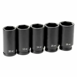 Grey Pneumatic Sockets Grey Pneumatic 5 Piece 1/2" Drive Axle Nut Impact Socket Set (Metric) 1705SN -Grey Pneumatic Sockets Shop 20066 2 260hynfvsyrwm2hp