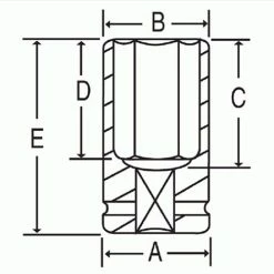 Grey Pneumatic Sockets Grey Pneumatic 5 Piece 1/2" Drive Axle Nut Impact Socket Set (Metric) 1705SN -Grey Pneumatic Sockets Shop 20066 3 hrivecatk70mg5cu