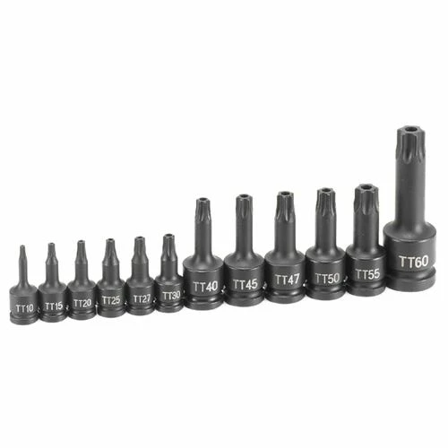 Grey Pneumatic Sockets Grey Pneumatic 12 Piece 1/4" & 3/8" & 1/2" Drive Tamper Proof Impact Socket Set 1235TT 4 Grey Pneumatic Sockets Grey Pneumatic 12 Piece 1/4" & 3/8" & 1/2" Drive Tamper Proof Impact Socket Set 1235TT - Image 2