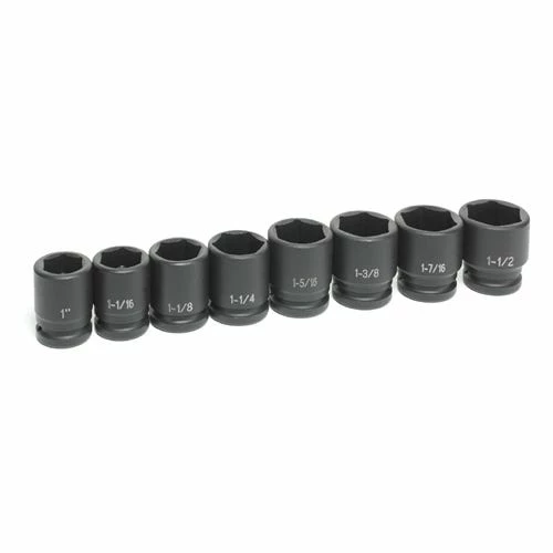 Grey Pneumatic Sockets Grey Pneumatic 8 Piece 3/4" Drive 6-Point Standard Length Impact Socket Set (SAE) 8034 4 Grey Pneumatic Sockets Grey Pneumatic 8 Piece 3/4" Drive 6-Point Standard Length Impact Socket Set (SAE) 8034 - Image 2