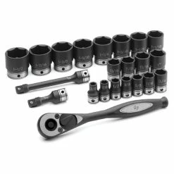 Grey Pneumatic Sockets Grey Pneumatic 22 Piece 1/2" Drive 6-Point Standard DUO-Socket Set (SAE) 82622 -Grey Pneumatic Sockets Shop 20083 2 egsudxijymzar9ow