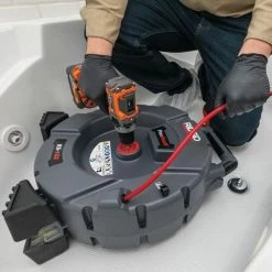 RIDGID Tools Ridgid K9-102 FlexShaft 50' Drain Cleaning Machine 1-1/4-2" Pipe 64263 -Grey Pneumatic Sockets Shop 20661 7 phtc8q24vzef2mcb