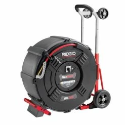 RIDGID Tools Ridgid K9-306 FlexShaft 125' Drain Cleaning Machine 3-6" Pipe 66593 -Grey Pneumatic Sockets Shop 22547 3 rhgqwepie9ec7wap