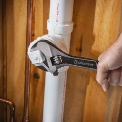 Crescent Tools Crescent 2 Piece 6" & 10" Wide Jaw Adjustable Wrench Set ATWJ2610VS -Grey Pneumatic Sockets Shop 23136 4 x3z59vzzhceydixf