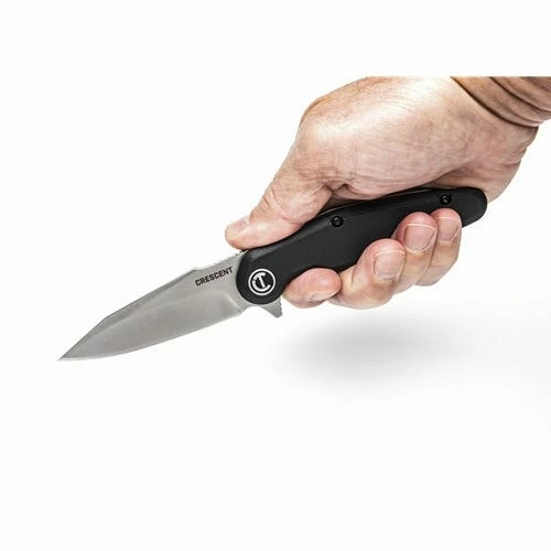 Crescent Tools Crescent 3-1/2" Harpoon Blade Composite Handle Pocket Knife CPK350C 4 Crescent Tools Crescent 3-1/2" Harpoon Blade Composite Handle Pocket Knife CPK350C - Image 2