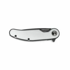 Crescent Tools Crescent 3-1/4" Drop Point Aluminum Handle Pocket Knife CPK325A -Grey Pneumatic Sockets Shop 23554 6 4i1pf1ewewvfxd14