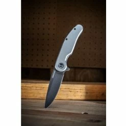 Crescent Tools Crescent 3-1/4" Drop Point Aluminum Handle Pocket Knife CPK325A -Grey Pneumatic Sockets Shop 23554 7 fr7tpz1pibppq6gp