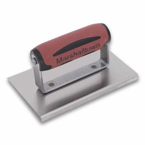 Marshalltown 6" X 4" Straight End Hand Edger W/ 3/8" Radius 165SSD 3 Marshalltown 6" X 4" Straight End Hand Edger W/ 3/8" Radius 165SSD