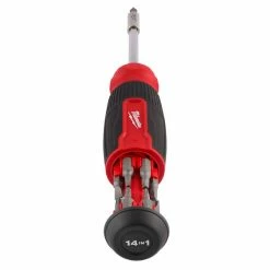 Milwaukee Tools Milwaukee 14-in-1 Multi-Bit Screwdriver 48-22-2900 -Grey Pneumatic Sockets Shop 48 22 2900 104 1