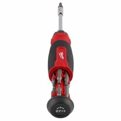 Milwaukee Tools Milwaukee 27-in-1 Ratcheting Multi-Bit Screwdriver 48-22-2904 11 Milwaukee Tools Milwaukee 27-in-1 Ratcheting Multi-Bit Screwdriver 48-22-2904 -Grey Pneumatic Sockets Shop 48 22 2904 104