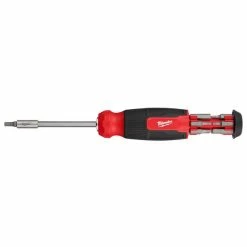 Milwaukee Tools Milwaukee 14-in-1 Hex Multi-Bit Screwdriver 48-22-2908 -Grey Pneumatic Sockets Shop 48 22 2908 103