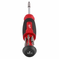 Milwaukee Tools Milwaukee 14-in-1 Hex Multi-Bit Screwdriver 48-22-2908 -Grey Pneumatic Sockets Shop 48 22 2908 104