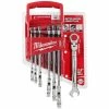 Milwaukee Tools Milwaukee 7 PC. SAE Flex Head Ratcheting Combination Wrench Set 48-22-9429 1 Milwaukee Tools Milwaukee 7 PC. SAE Flex Head Ratcheting Combination Wrench Set 48-22-9429 -Grey Pneumatic Sockets Shop 48 22 9429 jcxcbzt5qagyj729