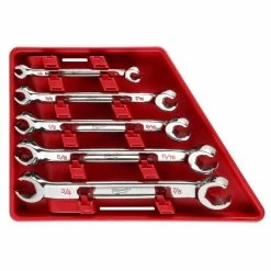 Milwaukee Tools Milwaukee 5pc Double End Flare Nut Wrench Set - SAE 48-22-9470