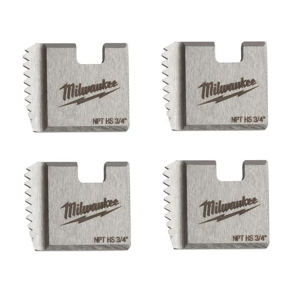 Milwaukee Tools Milwaukee 3/4" High Speed NPT Portable Pipe Threading Dies (Set Of 4) 48-36-1108 3 Milwaukee Tools Milwaukee 3/4" High Speed NPT Portable Pipe Threading Dies (Set Of 4) 48-36-1108
