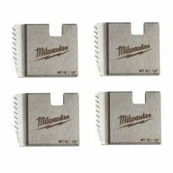 Milwaukee Tools Milwaukee 1-1/4" High Speed NPT Portable Pipe Threading Dies (Set Of 4) 48-36-1110