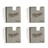 Milwaukee Tools Milwaukee 2" High Speed NPT Portable Pipe Threading Dies (Set Of 4) 48-36-1112 1 Milwaukee Tools Milwaukee 2" High Speed NPT Portable Pipe Threading Dies (Set Of 4) 48-36-1112 -Grey Pneumatic Sockets Shop 48 36 1112