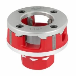 Milwaukee Tools Milwaukee 1-1/4" Compact Alloy NPT 11R Pipe Threading Forged Aluminum Die Head 48-36-1310