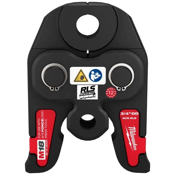 Milwaukee Tools Milwaukee 3/4" RLS ACR Press Jaw 49-16-2655R 3 Milwaukee Tools Milwaukee 3/4" RLS ACR Press Jaw 49-16-2655R