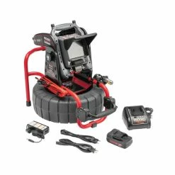 RIDGID Tools RIDGID SeeSnake 131' Compact M40 Reel (Stiff Cable) CS6x VERSA Monitor W/ Battery & Charger Kit 63818