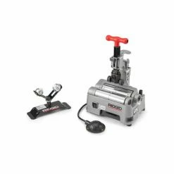 RIDGID Tools Ridgid PTC-400 1/2" - 4" Power Tubing Cutting Machine For Copper & Plastic W/ PC-116 TS Tube Stand 66138 -Grey Pneumatic Sockets Shop 66138 2 glfwrlnr5t34ikgb