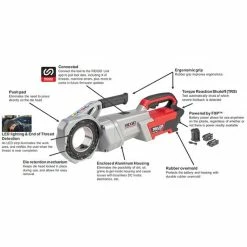 RIDGID Tools RIDGID 760FXP 12-R Power Drive 72013 -Grey Pneumatic Sockets Shop 7 2 3