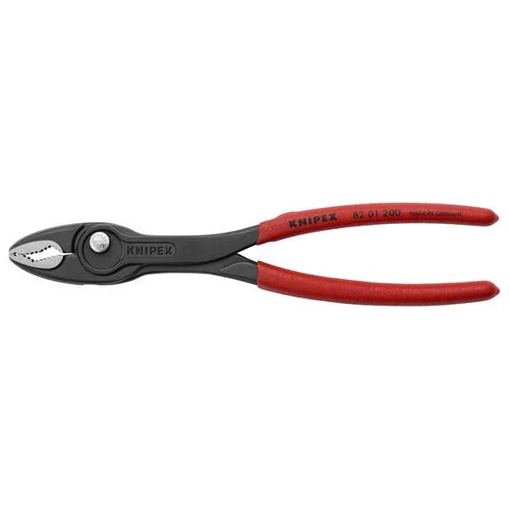 Knipex 7-3/4" Twin Grip Slip Joint Pliers W/ Plastic Grip 82 01 200 3 Knipex 7-3/4" Twin Grip Slip Joint Pliers W/ Plastic Grip 82 01 200
