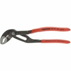 Knipex 7-1/4" Cobra High-Tech Water Plump Pliers W/ Plastic Grip 87 01 180