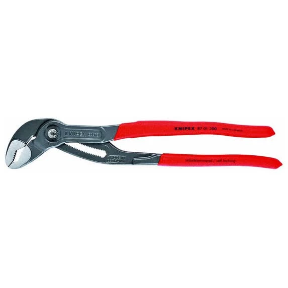 Knipex 12" Cobra High-Tech Water Pump Pliers W/ Plastic Grip 87 01 300 3 Knipex 12" Cobra High-Tech Water Pump Pliers W/ Plastic Grip 87 01 300