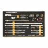 Gearwrench Tools Gearwrench 21 Pc. 3/8" 90-Tooth Ratchet & Drive Tool Set With EVA Foam Tray 86521 -Grey Pneumatic Sockets Shop apx86521 1