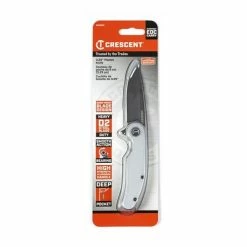 Crescent Tools Crescent 3-1/4" Drop Point Aluminum Handle Pocket Knife CPK325A