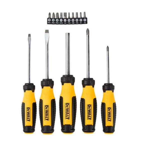 DeWalt Power Tools DeWalt 15 Pc Fixed Bar Screwdriver Set DWHT65202 3 DeWalt Power Tools DeWalt 15 Pc Fixed Bar Screwdriver Set DWHT65202