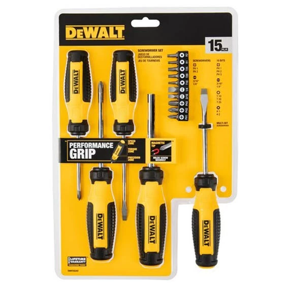 DeWalt Power Tools DeWalt 15 Pc Fixed Bar Screwdriver Set DWHT65202 5 DeWalt Power Tools DeWalt 15 Pc Fixed Bar Screwdriver Set DWHT65202 - Image 3