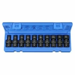 Grey Pneumatic Sockets Grey Pneumatic 10 Piece 3/8" Drive Standard Length Universal Set (Metric) 1210UM