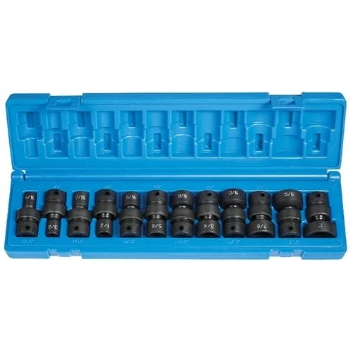 Grey Pneumatic Sockets Grey Pneumatic 12 Piece 3/8" Drive 6-Point Standard Length Impact Socket Set (SAE) 1212U 3 Grey Pneumatic Sockets Grey Pneumatic 12 Piece 3/8" Drive 6-Point Standard Length Impact Socket Set (SAE) 1212U