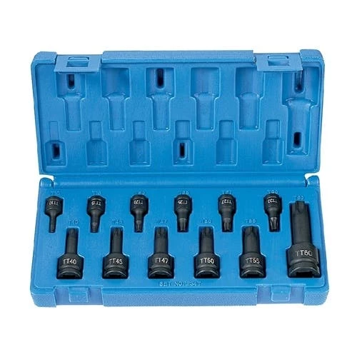 Grey Pneumatic Sockets Grey Pneumatic 12 Piece 1/4" & 3/8" & 1/2" Drive Tamper Proof Impact Socket Set 1235TT 3 Grey Pneumatic Sockets Grey Pneumatic 12 Piece 1/4" & 3/8" & 1/2" Drive Tamper Proof Impact Socket Set 1235TT