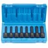 Grey Pneumatic Sockets Grey Pneumatic 8 Piece 1/2" Drive Star Standard Length Impact Socket Set 1300T