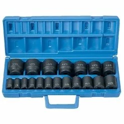 Grey Pneumatic Sockets Grey Pneumatic 19 Piece 1/2" Drive Standard Impact Socket Set (SAE) 1319