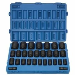 Grey Pneumatic Sockets Grey Pneumatic 29 Piece 3/4" Drive SAE 6 Point Deep Impact Socket Set 8029D