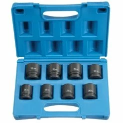 Grey Pneumatic Sockets Grey Pneumatic 8 Piece 3/4" Drive 6-Point Standard Length Impact Socket Set (Metric) 8134M