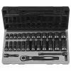 Grey Pneumatic Sockets Grey Pneumatic 27 Piece 3/8" Drive 6-Point Standard & Deep Length DUO-Socket Set (SAE) 81627RD