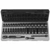 Grey Pneumatic Sockets Grey Pneumatic 35 Piece 3/8" Drive Metric 6 Point Standard & Deep Duo Socket Set 81635MRD