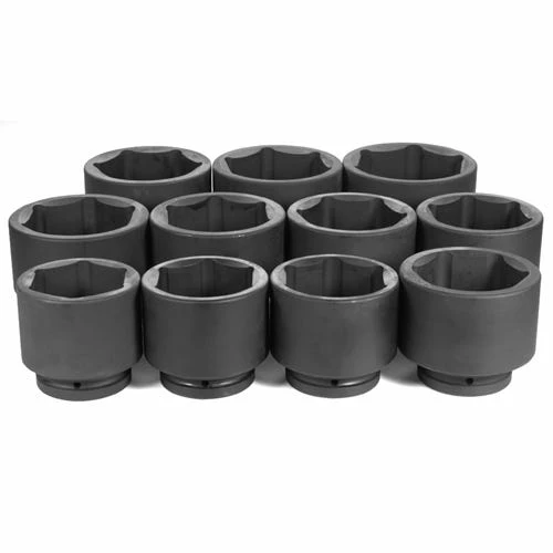 Grey Pneumatic Sockets Grey Pneumatic 11 Piece 1" Drive 6-Point Standard Length Impact Socket Set (Metric) 9011M 3 Grey Pneumatic Sockets Grey Pneumatic 11 Piece 1" Drive 6-Point Standard Length Impact Socket Set (Metric) 9011M