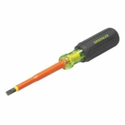 Greenlee Insulated Screwdriver Cabinet Tip 1/4 X 4" 0153-11-INS