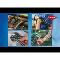 Knipex 7-1/4" Cobra High-Tech Water Pump Pliers 87 02 180 -Grey Pneumatic Sockets Shop hqdefault 4
