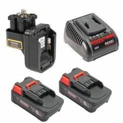 RIDGID Tools Ridgid 18V SeekTech Locator Adaptor (2) 2.5 AH Batteries & Charger Kit 66518