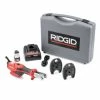 RIDGID Tools RIDGID RP 115 Kit W/ PureFlow Jaws (1/2" - 3/4") 72543 -Grey Pneumatic Sockets Shop rd72543