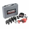 RIDGID Tools RIDGID RP 115 Combo Kit W/ ProPress & PureFlow Jaws (1/2" - 3/4") 72558 -Grey Pneumatic Sockets Shop rd72558