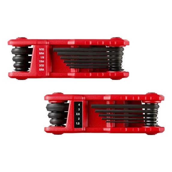 Milwaukee Tools Milwaukee 17-Key Folding Hex Key Sets - SAE/Metric 48-22-2183 3 Milwaukee Tools Milwaukee 17-Key Folding Hex Key Sets - SAE/Metric 48-22-2183
